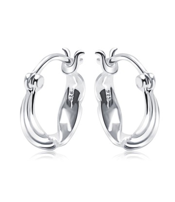 Silver Hoop Earring HO-2549